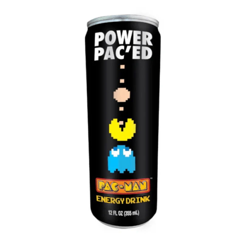 Pac-Man Power Pac'd Energy Drink Can 355ml