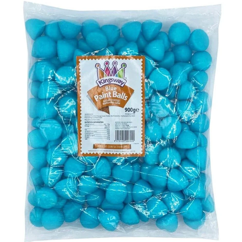 Kingsway Blue Paint Balls Bag 900g