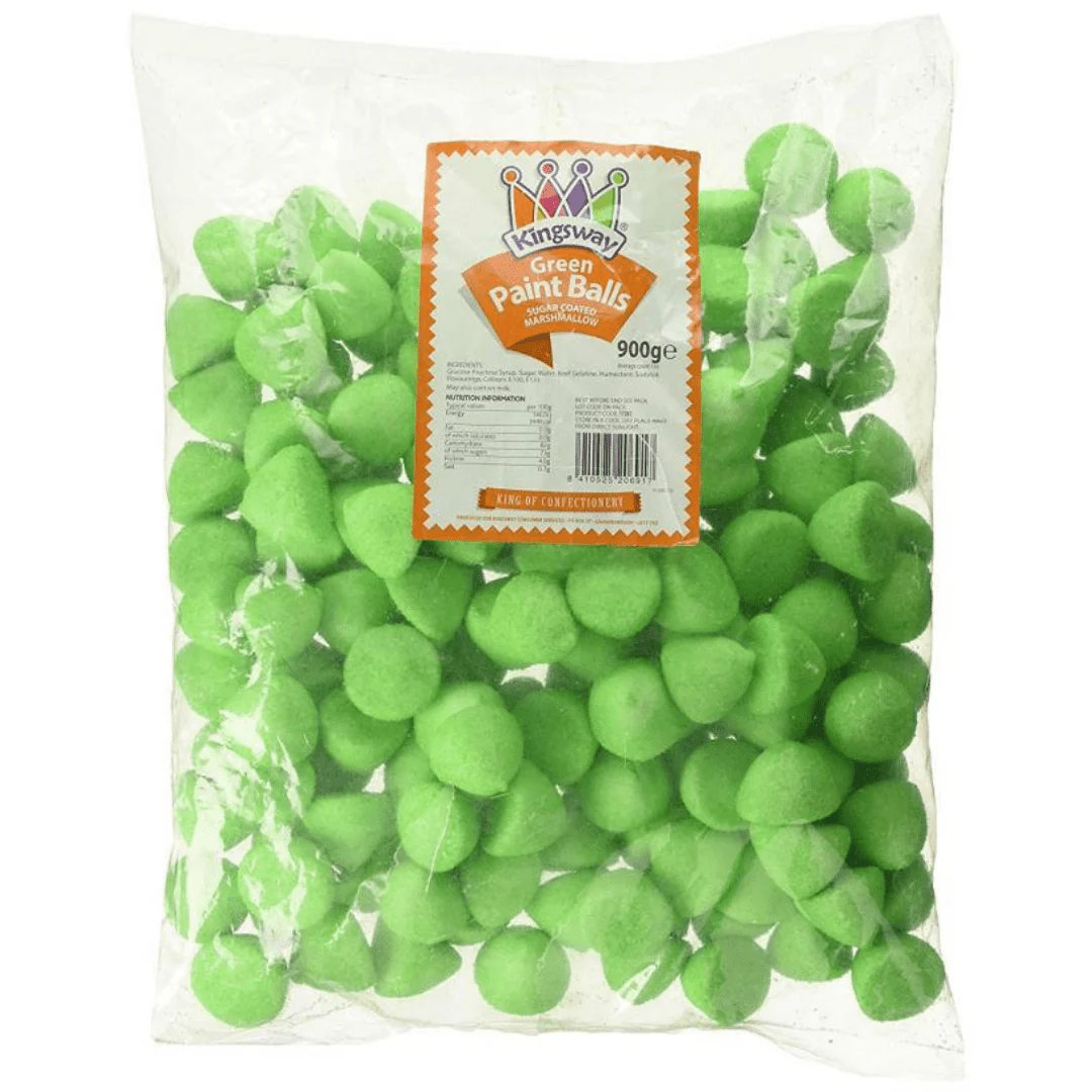 Kingsway Green Paint Balls Bag 900g