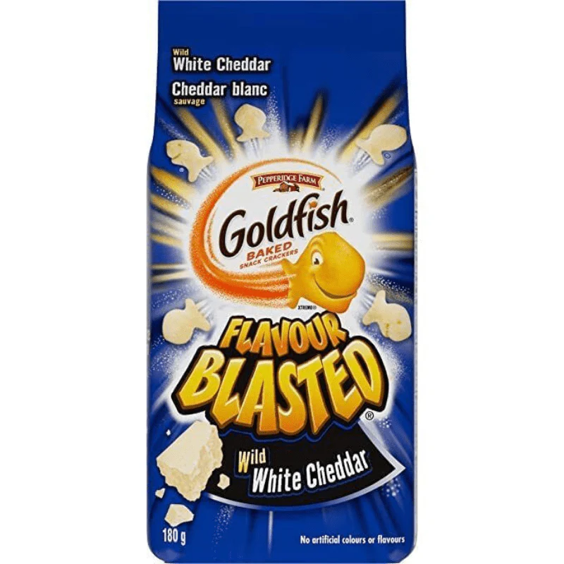 Pepperidge Farm Goldfish Wild White Cheddar Crackers 180g