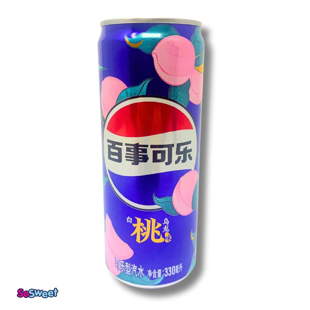 Pepsi White Peach Can 330ml China
