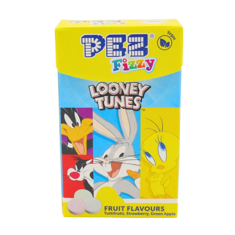 Pez Fizzy Looney Tunes Flip Top Box 30g - Image 2