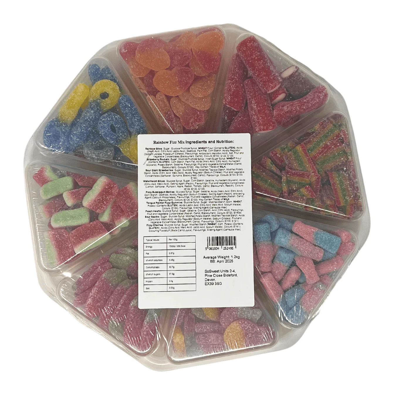 Pick'n'Mix Sharing Platter Rainbow Fizz Mix - Image 5