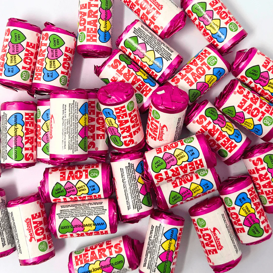 Pink Love Hearts Jar 500g - Image 2