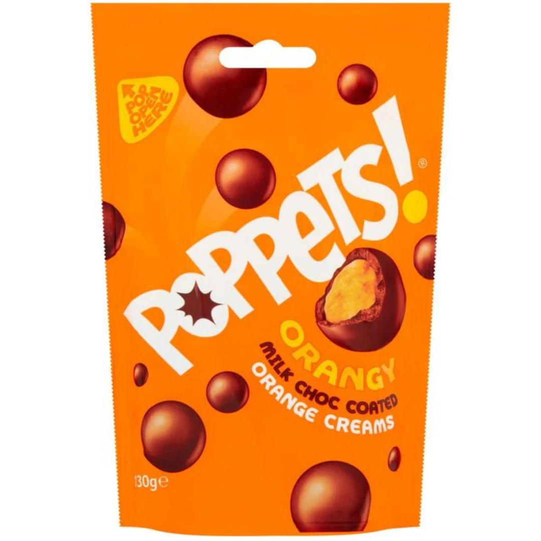 Poppets Orange Pouch 130g