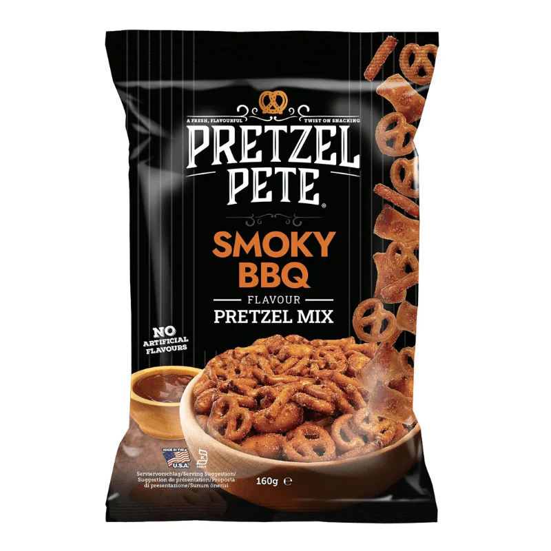 Pretzel Pete Mix Smoky BBQ Bag 160g