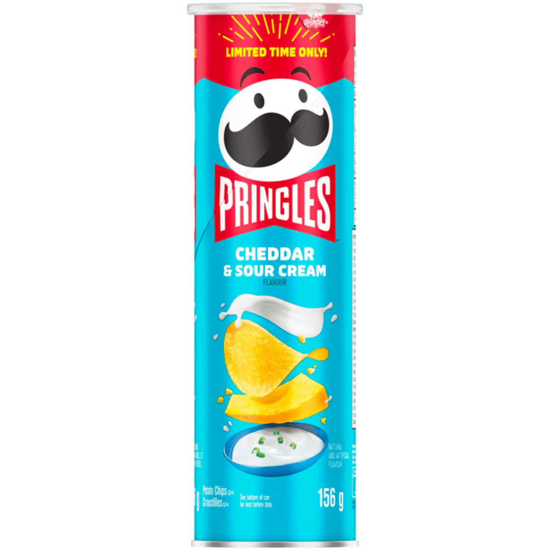 Pringles Cheddar & Sour Cream 156g USA