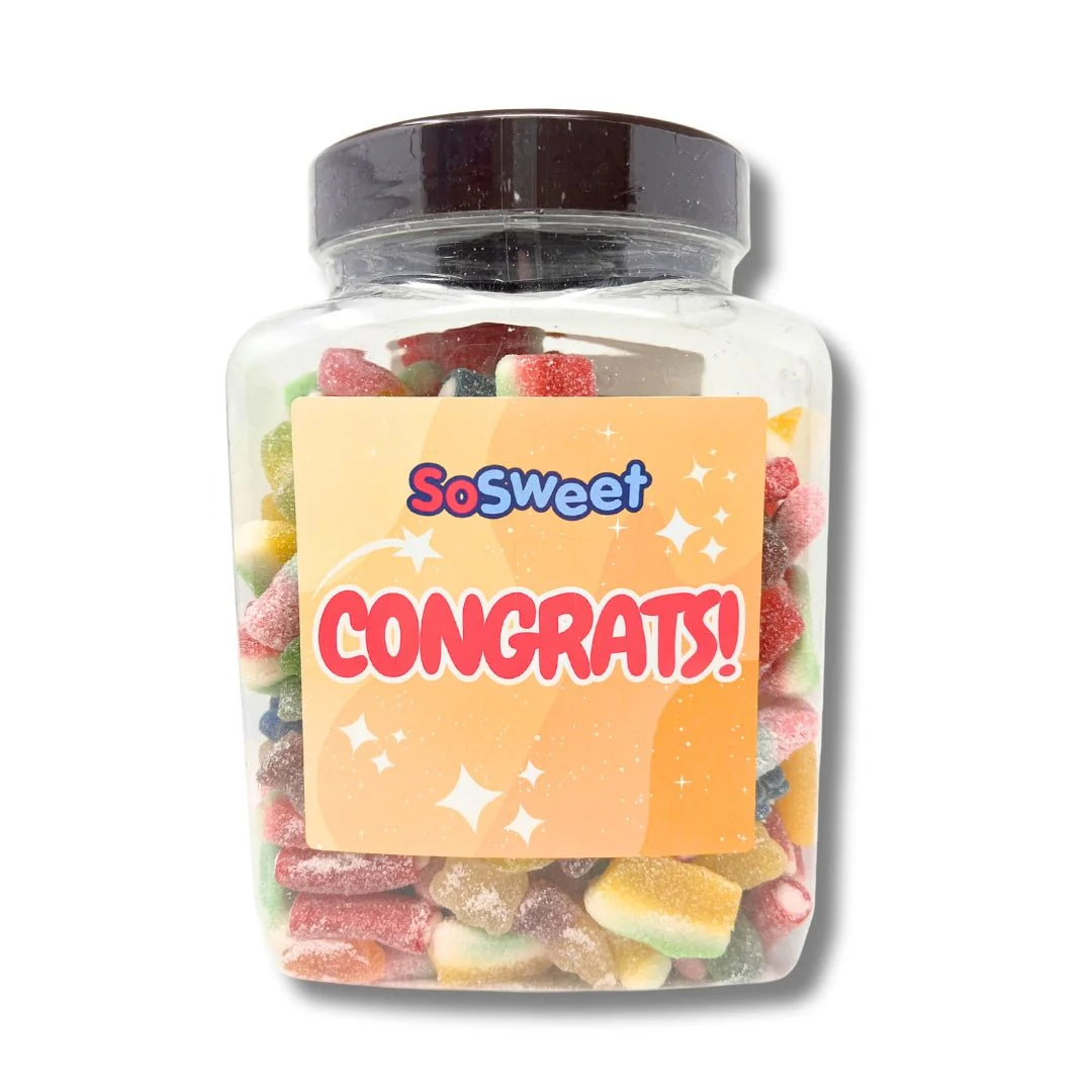 Rainbow Fizz Sweet Mix Gift Jar (1.5kg) - Image 5