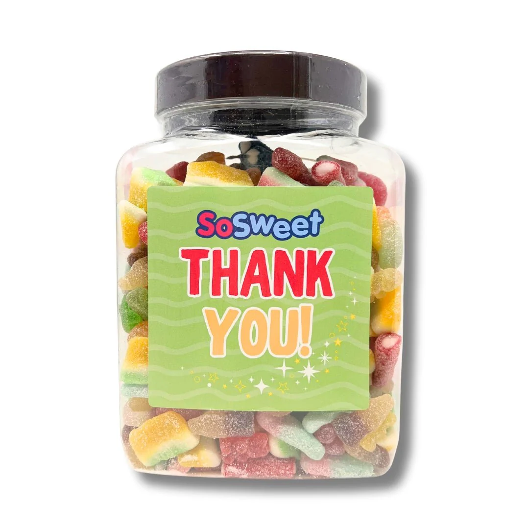 Rainbow Fizz Sweet Mix Gift Jar (1.5kg) - Image 6