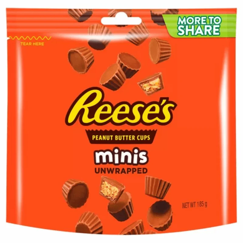 Reese's Minis Unwrapped Peanut Butter Cups Pouch 185g