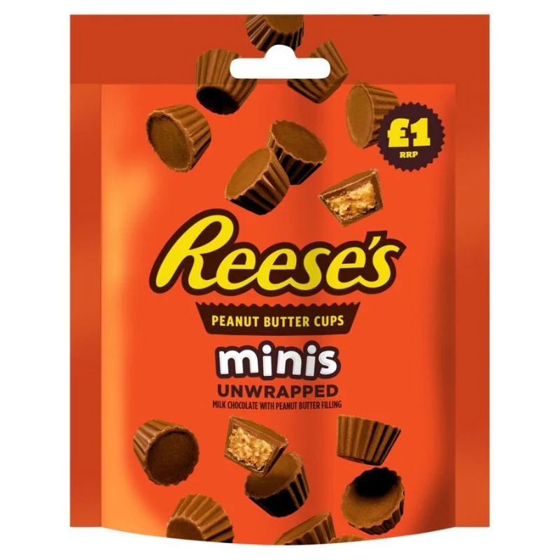 Reese's Peanut Butter Cup Mini Pouch Bag 68g