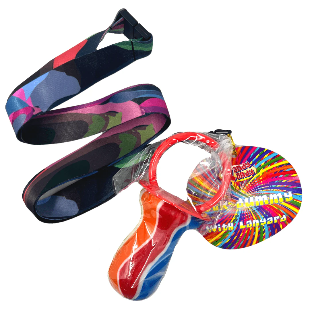 Kandy Kandy Rock Lollipop Lanyard Colours 60g