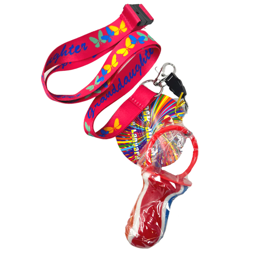 Kandy Kandy Rock Lollipop Lanyard Grandaughter 60g