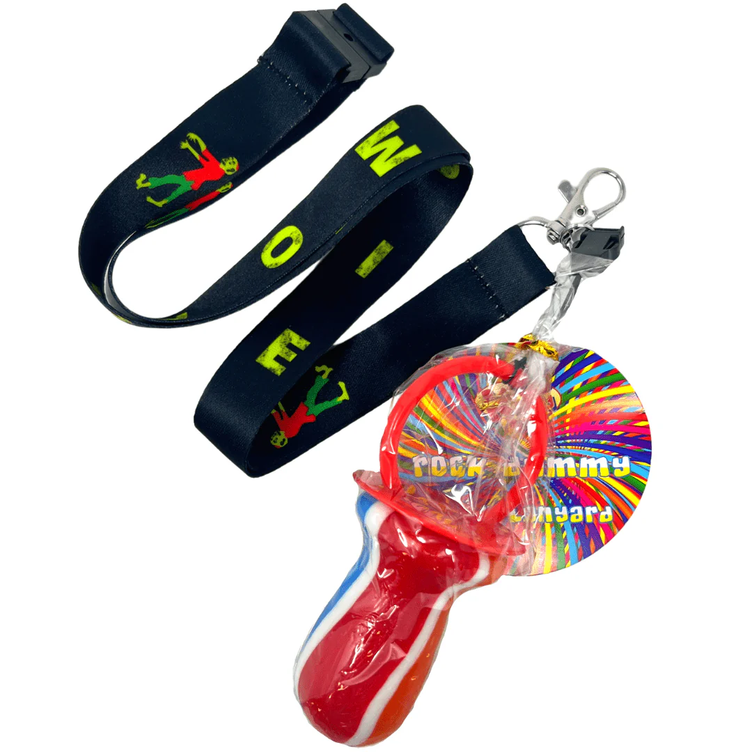 Kandy Kandy Rock Lollipop Lanyard Zombie 60g