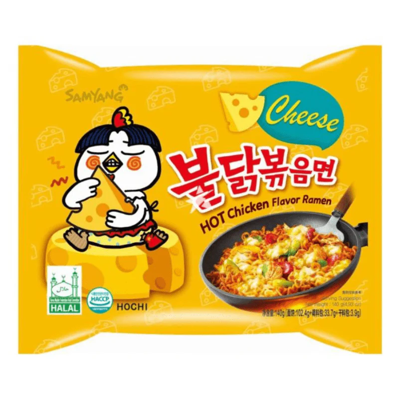 Samyang Buldak Hot Chicken Cheese Ramen Noodles 100g