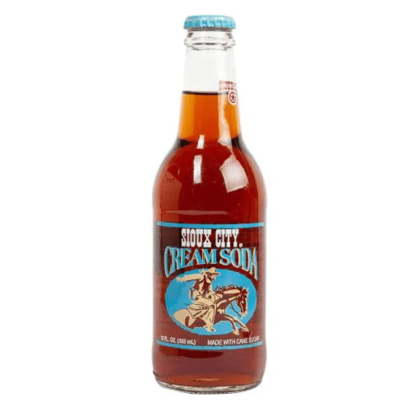 Sioux City Cream Soda Glass Bottle 330ml