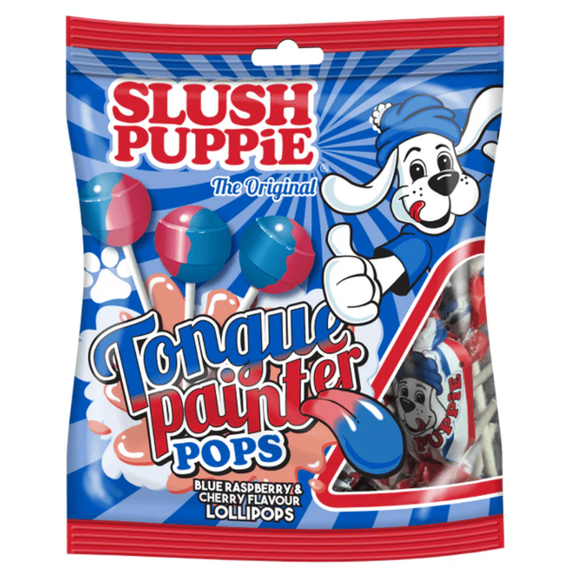 Slush Puppie Tongue Painter Pops Peg Bag 80g