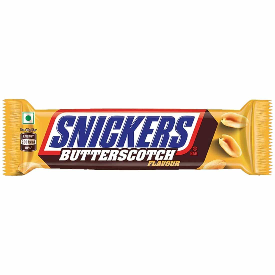 Snickers Butterscotch Chocolate Bar 40g India