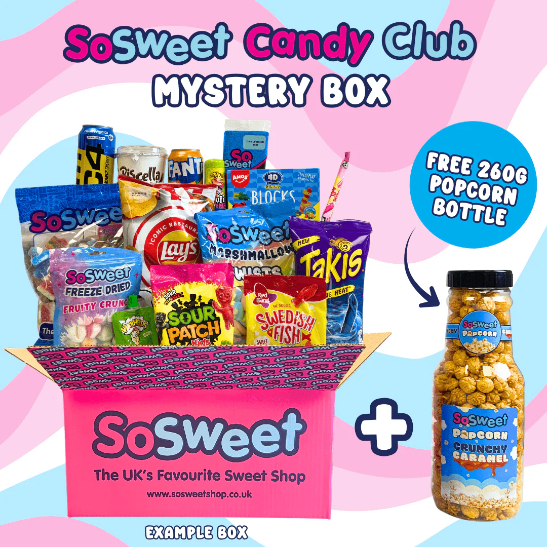 SoSweet Candy Club Mystery Box + FREE Crunchy Caramel Popcorn Bottle (Worth £7.99) - Image 3