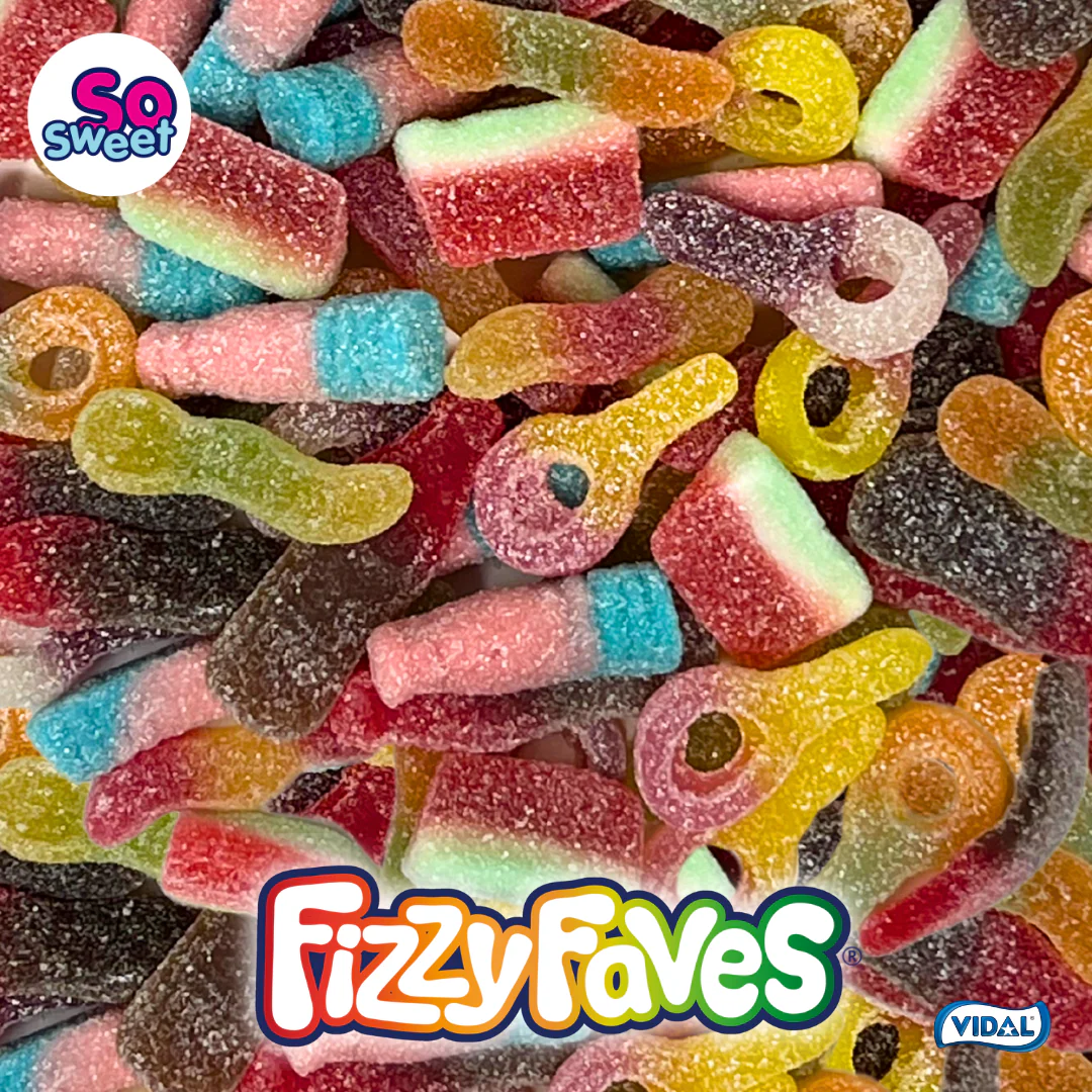SoSweet FizzyFaves 125g Peg Bag - Image 4