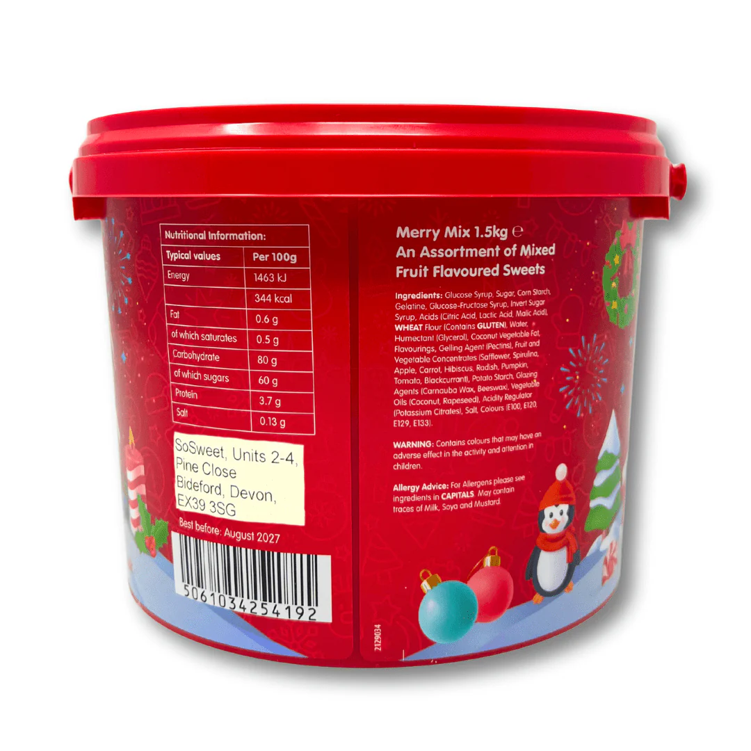 SoSweet Merry Mix Bucket 1.5kg - Image 4