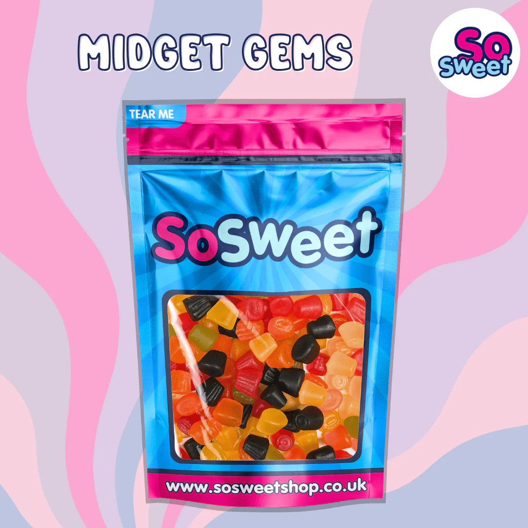SoSweet Midget Gems Pouch 800g