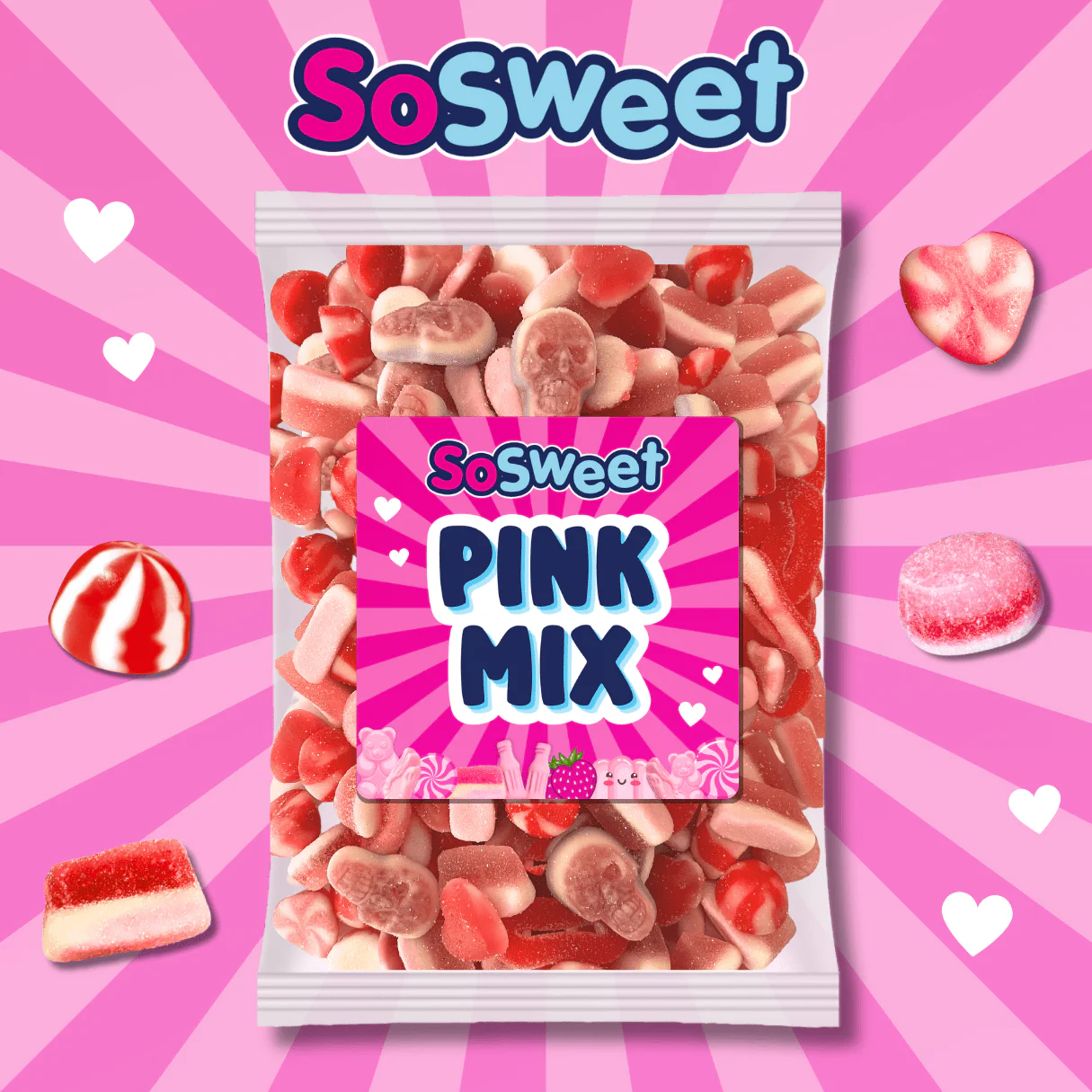 SoSweet Pink Sweet Mix 1kg