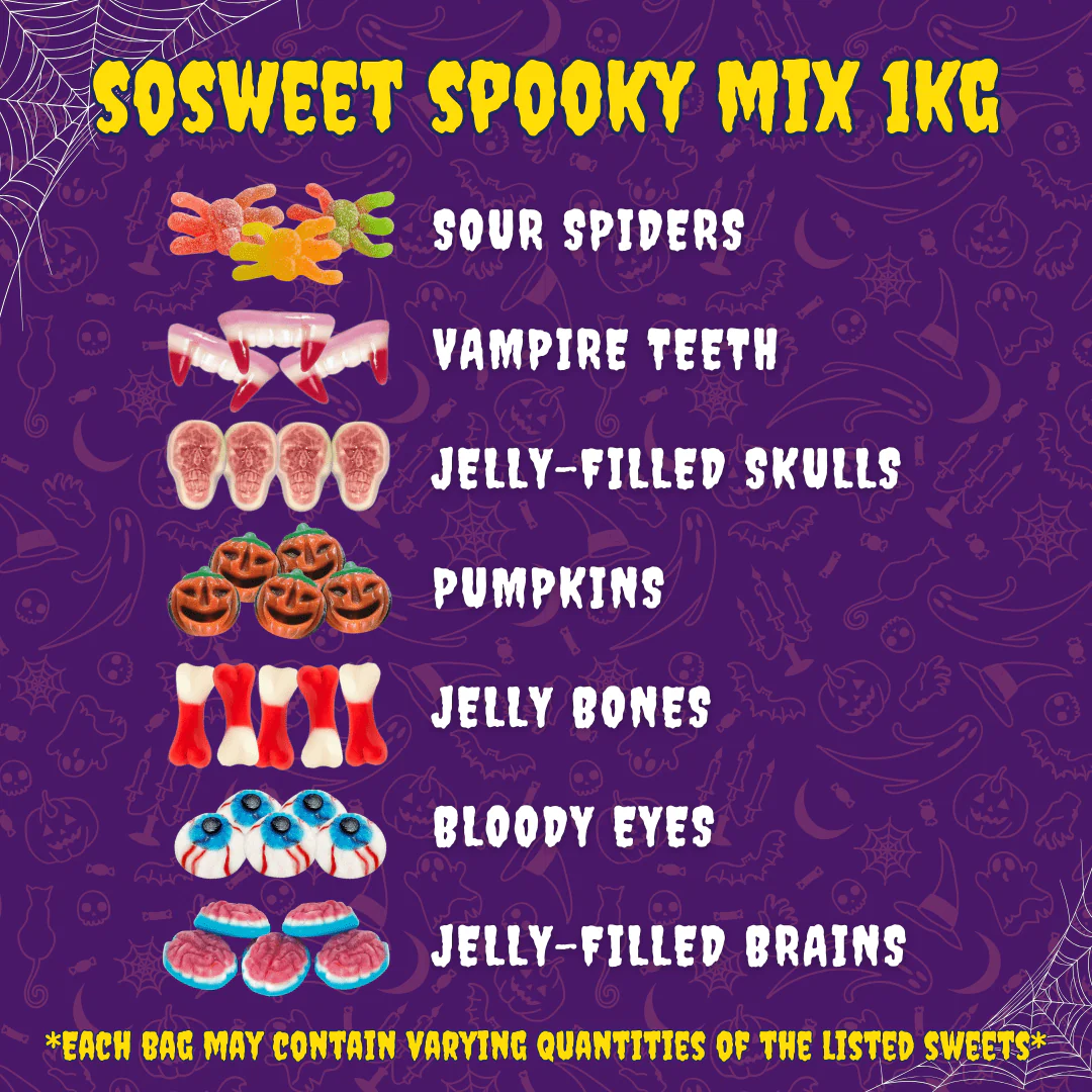 SoSweet Spooky Halloween Sweet Mix Bag 1kg - Image 2