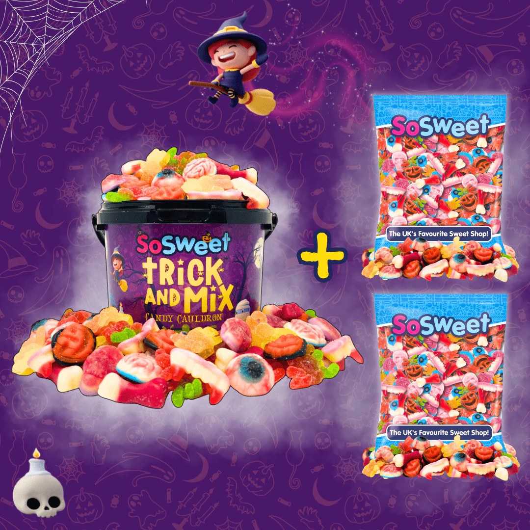 SoSweet Trick & Mix Candy Cauldron Bucket 1.5kg - Image 7