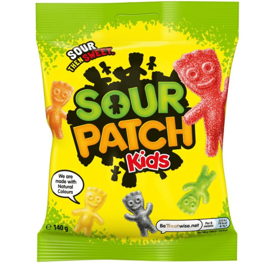 Sour Patch Kids Sweet Bag Original Peg Bag 130g