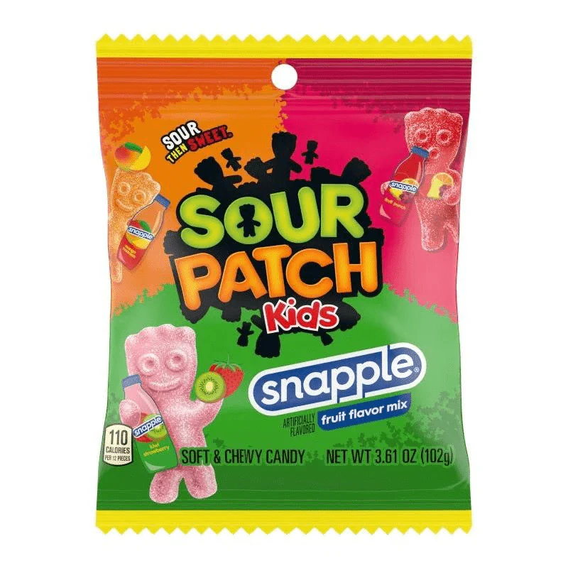 Sour Patch Kids Snapple Peg Bag Peg Bag 102g