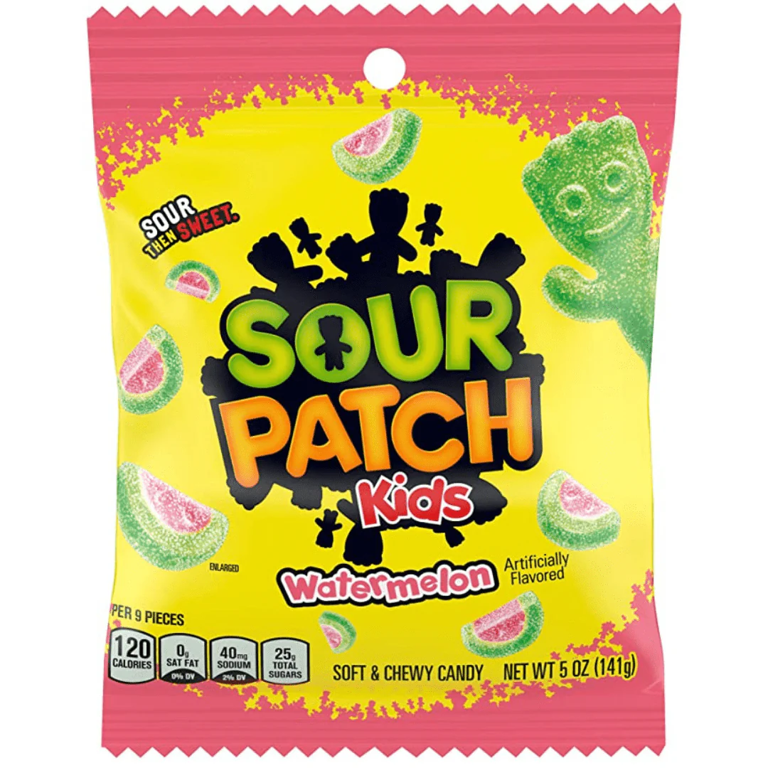Sour Patch Kids Watermelon Peg Bag 130g