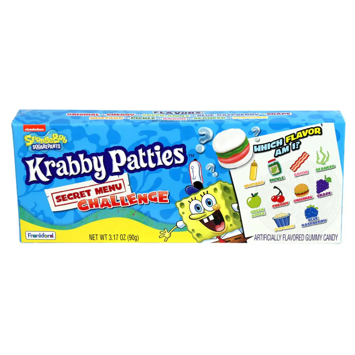 Sponge Bob Krabby Patties Secret Menu Challenge Box 90g
