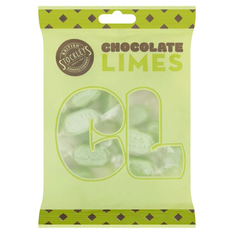 Stockleys Chocolate Limes Peg Bag 170g