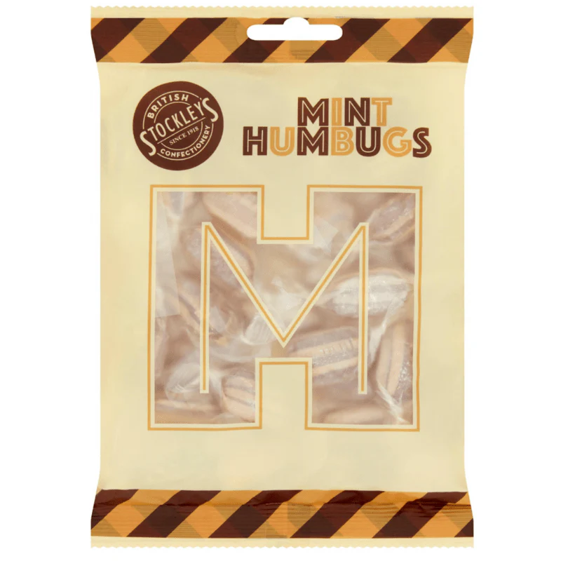 Stockleys Mint Humbugs Peg Bag 180g