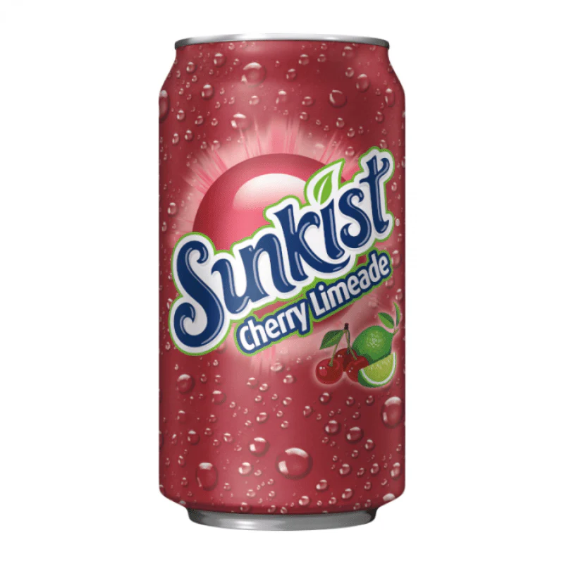 Sunkist Cherry Limeade Can 355ml