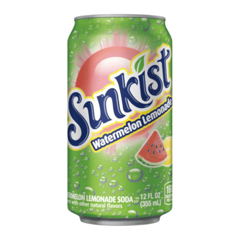 Sunkist Watermelon Lemonade Can 355ml USA