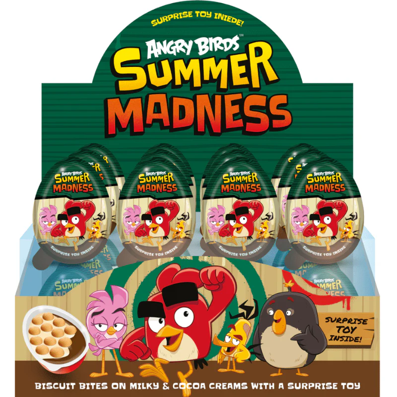 Surprise Egg Angry Birds Summer Madness 20g (Box of 24)