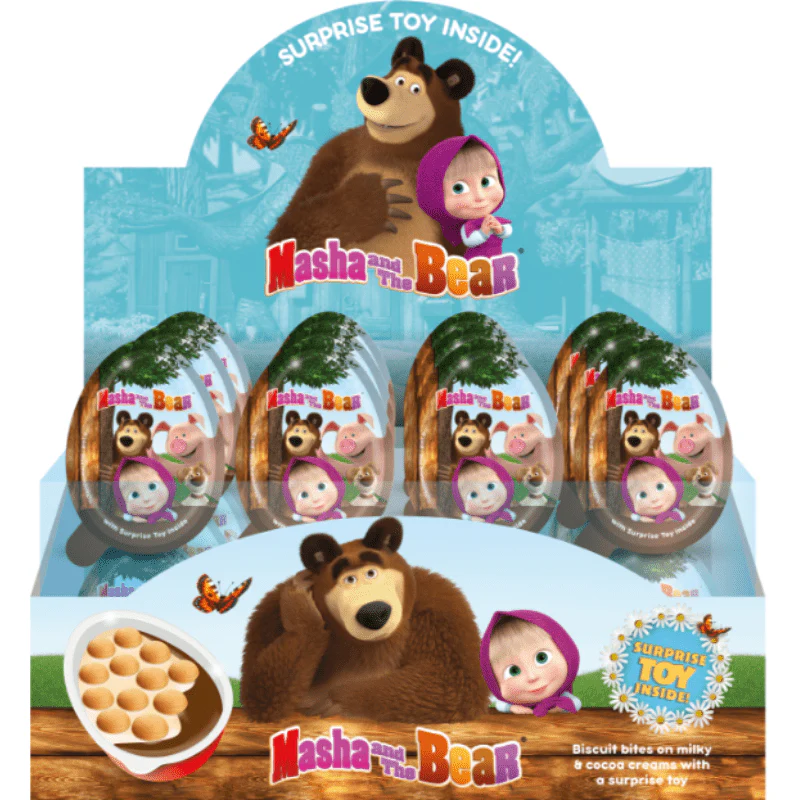 Surprise Egg Masha & Bear 20g (Box of 24)