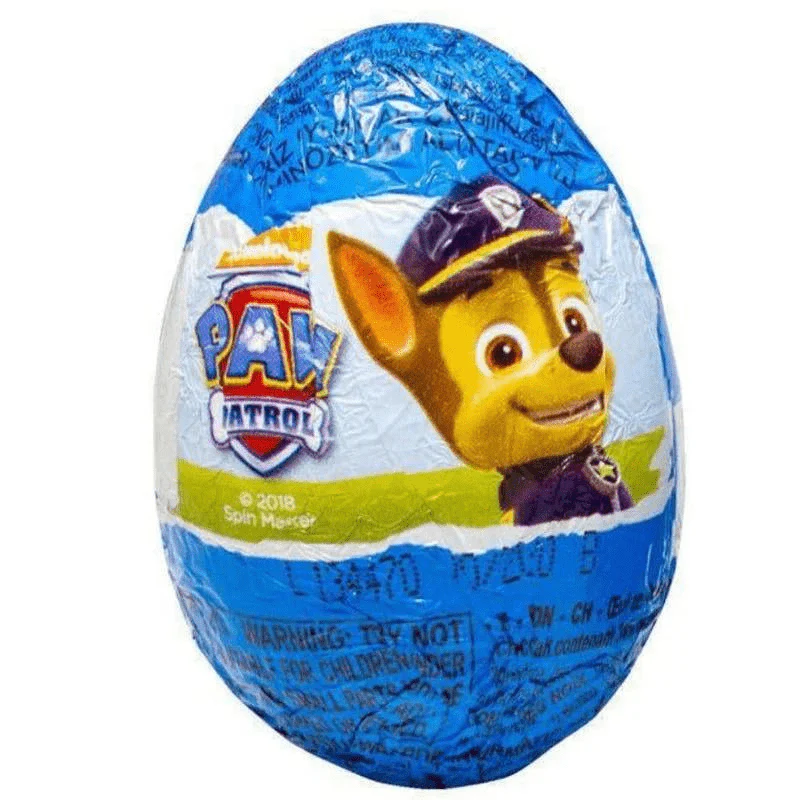 Zaini Paw Patrol Milk Chocolate Surprise Egg 20g