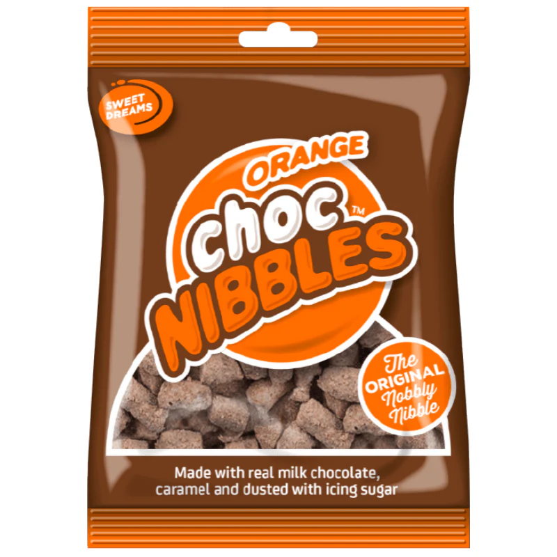Sweet Dreams Orange Choc Nibbles Peg Bag 150g