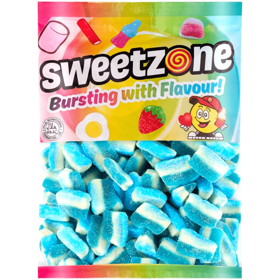 Sweetzone Blue Raspberry Slices Bag 1kg