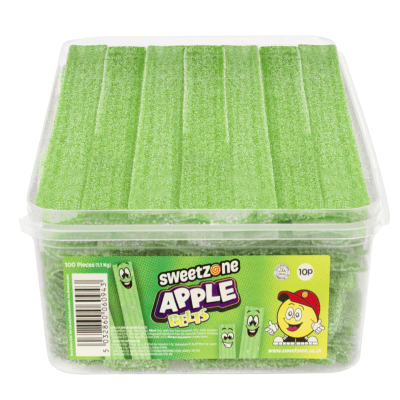 Sweetzone Belts Apple Belts Tub 100pcs