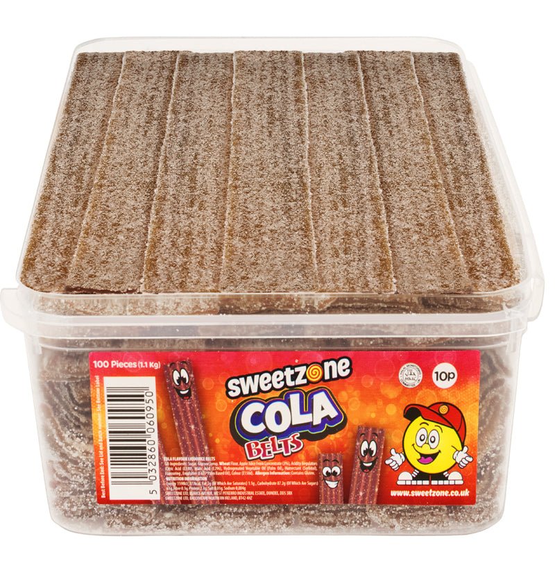 Sweetzone Belts Cola Tub 100pcs