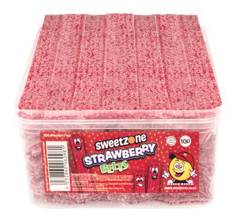 Sweetzone Belts Strawberry Tub 100pcs