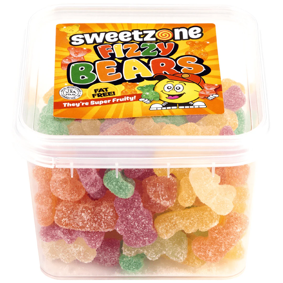 Sweetzone Fizzy Bears Mini Tub 170g