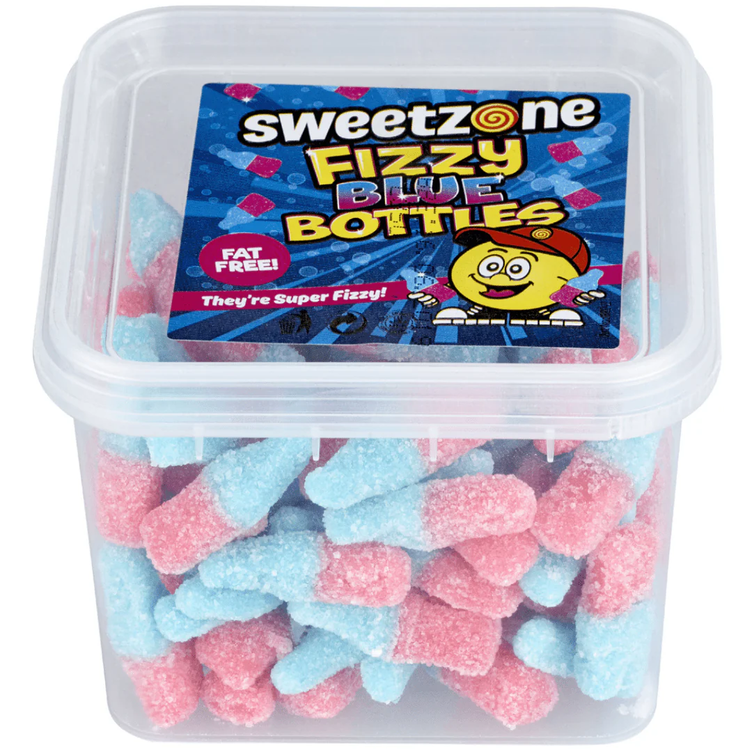Sweetzone Fizzy Bubblegum Bottles Mini Tub 170g