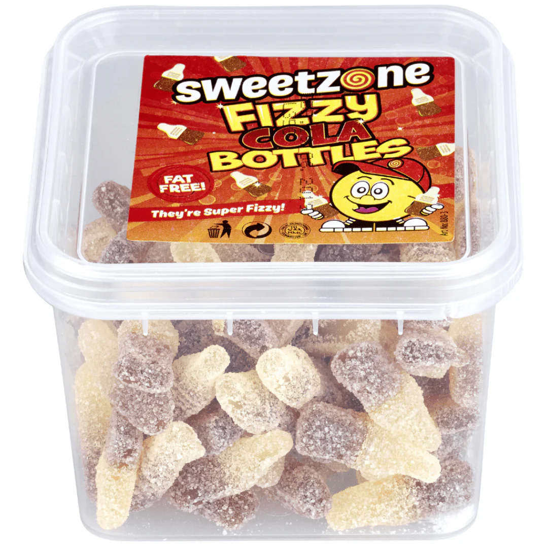 Sweetzone Fizzy Cola Bottles Mini Tub 170g