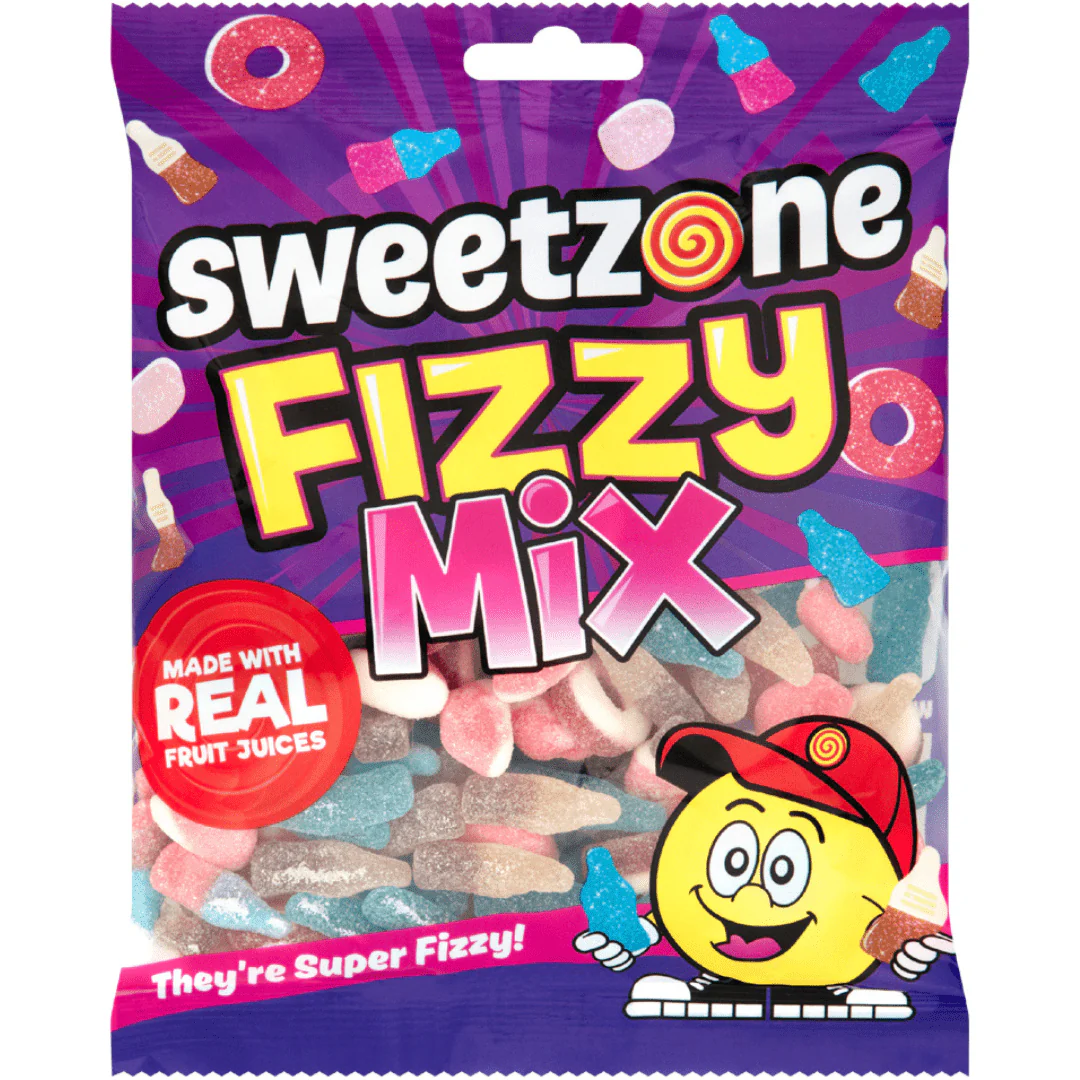 Sweetzone Fizzy Mix Peg Bag 180g
