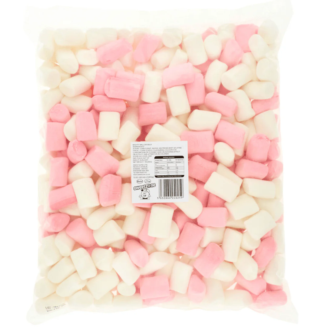 Sweetzone Mighty Marshmallows Bag 1kg